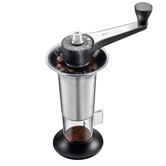Gefu Kaffeemühle mit Keramikmahlwerk in Silber - Bild 2