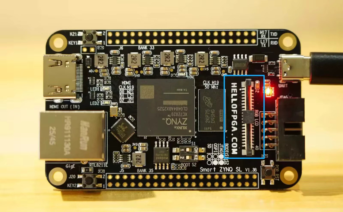Xilinx Zynq 7020 FPGA Minimales System Smart Zynq SL Original Entwicklungsboard XC7Z020-CLG484 - Bild 2