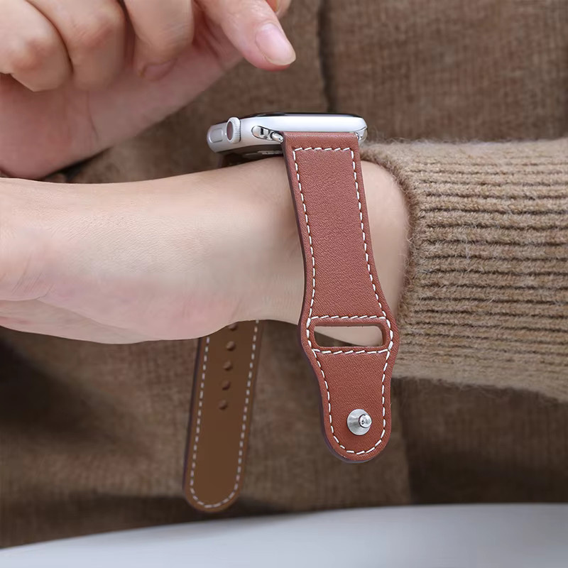 PEO Uhrenarmband Leder, Unisex - Bild 3