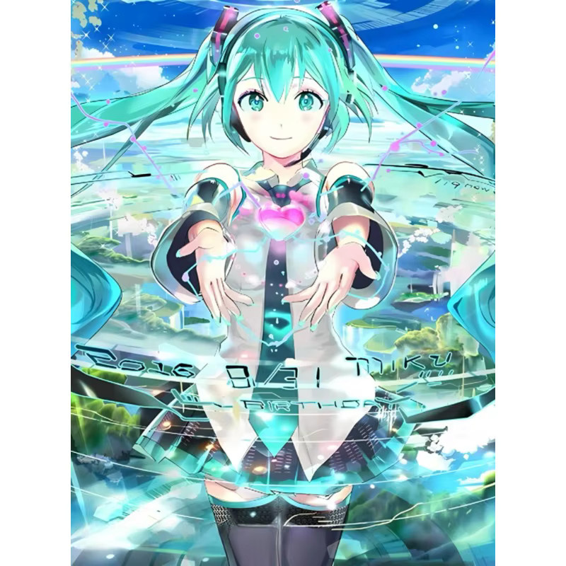 KAYOU Anime Figur Miku Japanische Heimdekoration in Multicolour - Bild 2