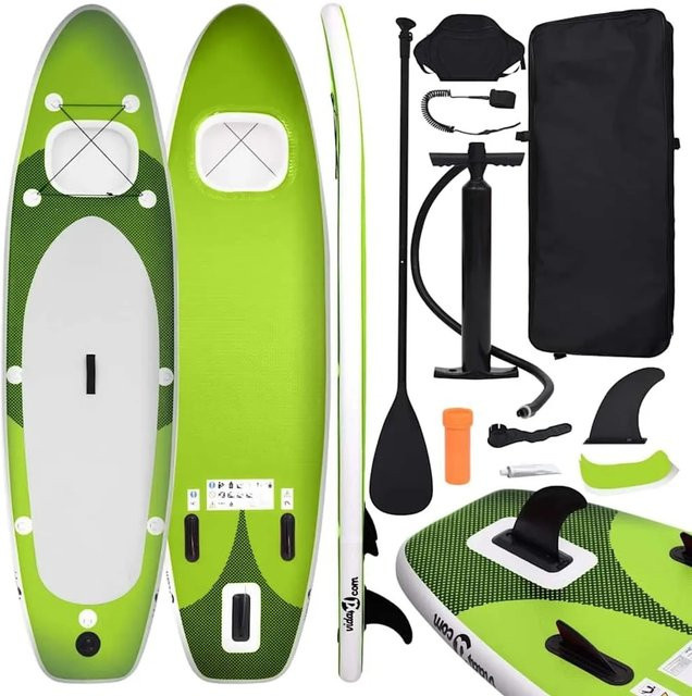 vidaXL SUP-Board-Set aufblasbar in Grün, B/T/H: 300 x 76 x 10 cm - Bild 1