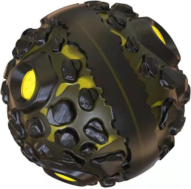 Var Vogue Hund Interaktives Spielzeug, Hüpfender Ball, black - Bild 1