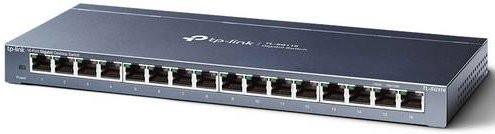 TP-Link TL-SG116 Netzwerk-Switch mit 16 Gigabit Ethernet LAN Ports in Schwarz - Bild 1