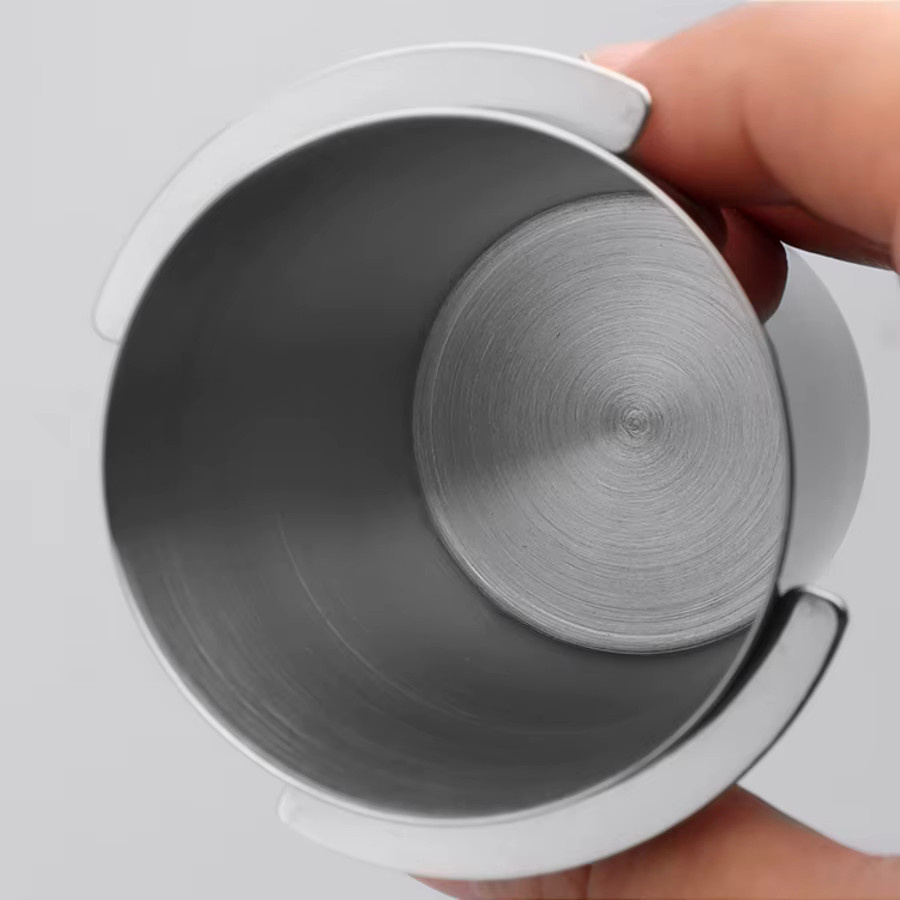 WUWANLI Kaffeepulver Dosierbecher aus 304 Edelstahl in Schwarz und Silber - Bild 3