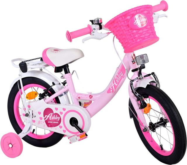 TPFSports Ashley Kinderfahrrad, Mädchen, 14 Zoll, Rosa, 2 Handbremsen - Bild 1