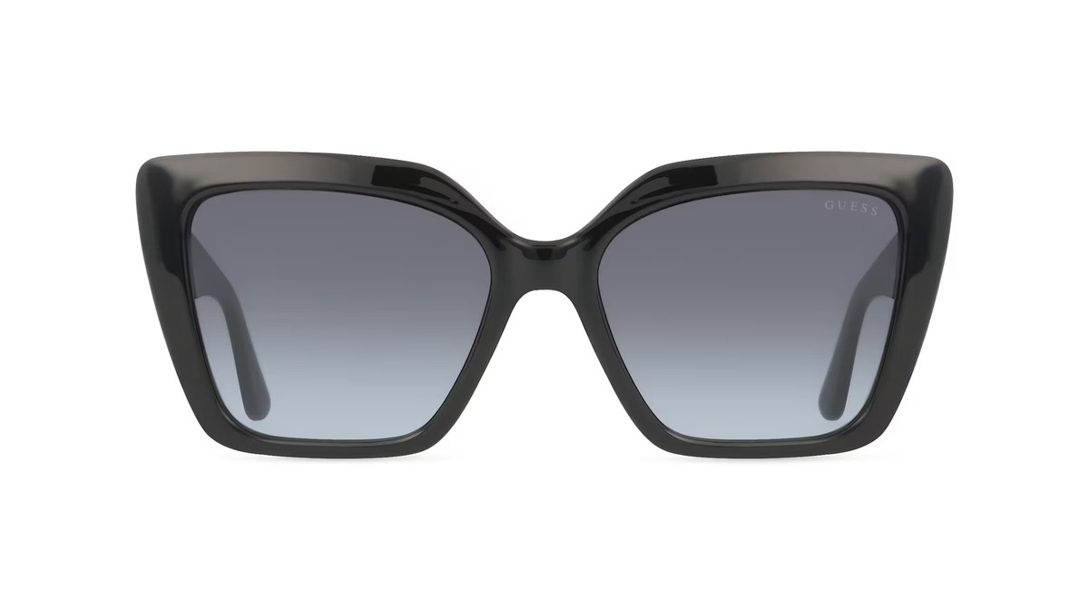 Guess GU00162 Sonnenbrille Butterfly, Vollrand, Kunststoff, schwarz, Damen - Bild 1