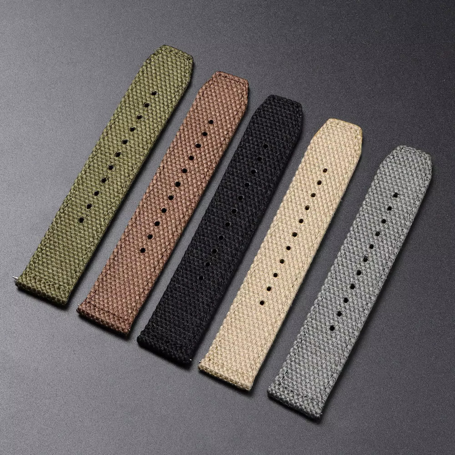 asukaband Uhrenarmband Nylon, 20mm, 22mm, Unisex - Bild 3