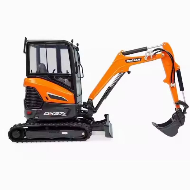 HYINUO Doosan DX27Z Raupenbagger Gabelstapler, technisches Fahrzeugmodell, Maßstab 1:25, Metall, ab 14 Jahren - Bild 5