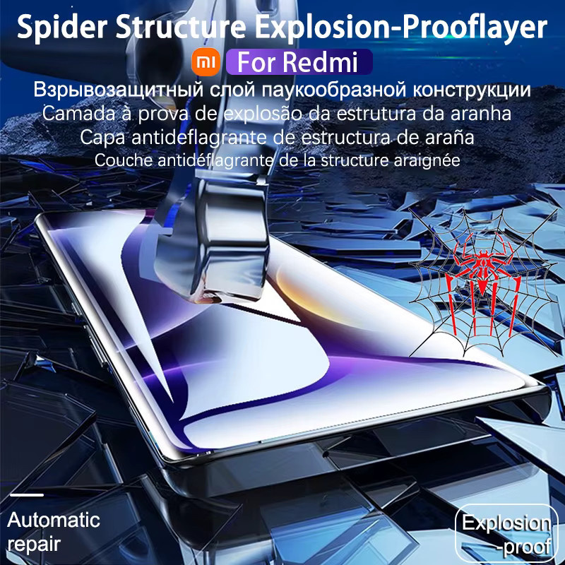 5er Pack HD Hydrogel Display Schutzfolien für Xiaomi POCO X7 F6 F5 X6 X5 X4 X3 Pro 5G NFC transparent - Bild 2