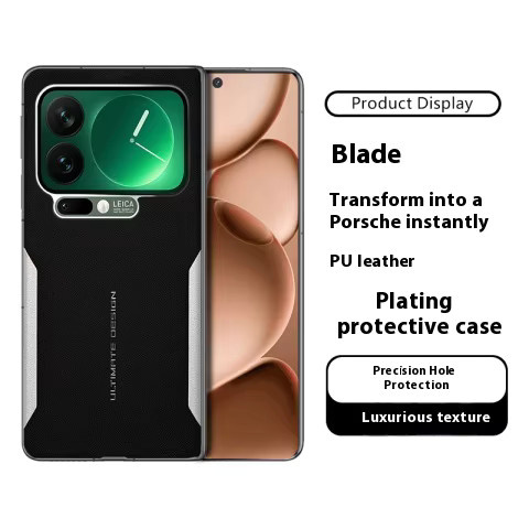 Luxus Leder Schutzhülle für Xiaomi 17 Pro Max in Rot - Bild 4