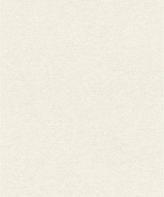 Schöner Wohnen Vliestapete Textiloptik Uni Weiß B: 0,53 m, L: 10,05 m - Bild 1