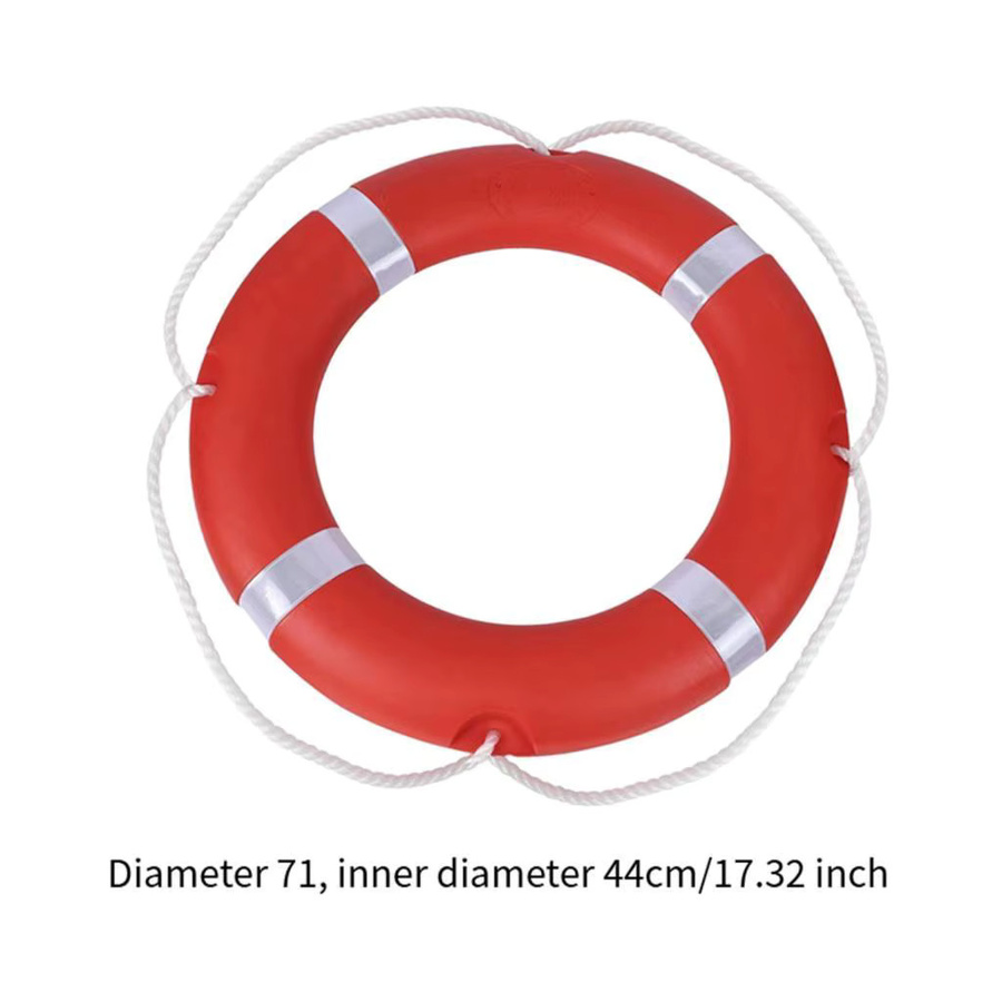 Professioneller Rettungsring in Rot für Boot und Pool zur Sicherheit im Freien - Bild 4