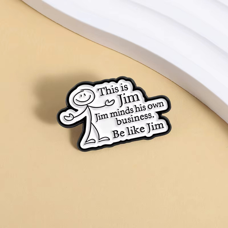 Miss Zoe Emaille-Anstecknadel Mind Your Own Business, Unisex - Bild 3