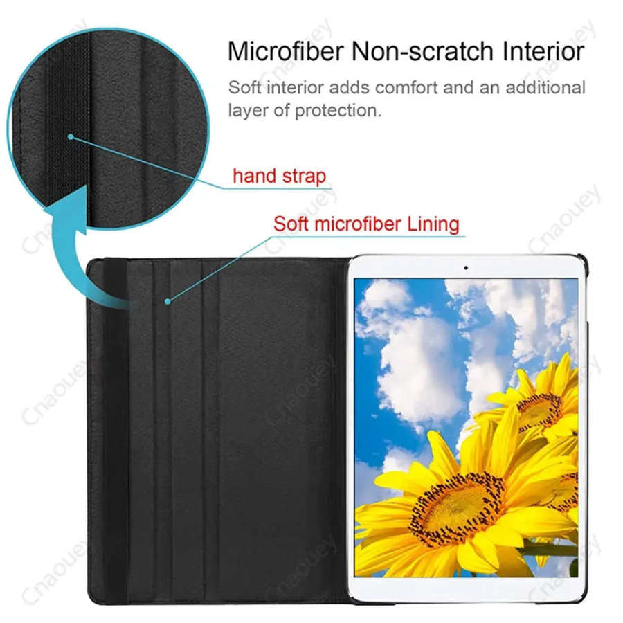 Drehbare Schutzhülle aus PU-Leder für Xiaomi Pad 5 6 11 Zoll, Pad 7 11,2 Zoll, Redmi Pad SE 11 Zoll und Pad 2 2025 mit Auto-Schlaf/Aufwach-Funktion in Schwarz oder Grün - Bild 4