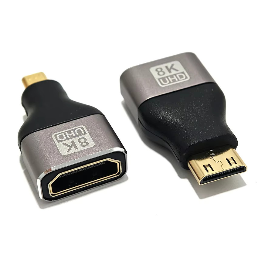 JCD HDMI auf USB-C Adapter mit 8K 60Hz Unterstützung für Mini und Micro HDMI Anschlüsse kompatibel mit HDMI 2.1 für Laptop, Kamera und Monitor - Bild 5