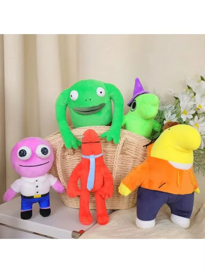 GLJ.CY Mr Frog Kawaii lächelndes Freunde-Plüschtier, Plüsch / Textil - Bild 2
