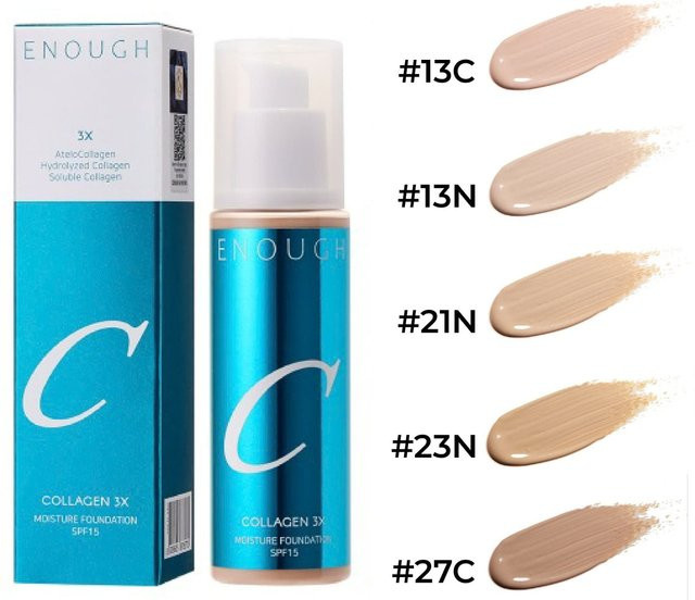 ENOUGH Collagen 3X Moisture Foundation SPF15, Tan Beige, 100 ml - Bild 1