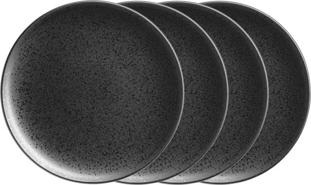 Mäser Speiseteller-Set Essential aus Steinzeug in Schwarz, Durchmesser: 27,0 cm - Bild 1