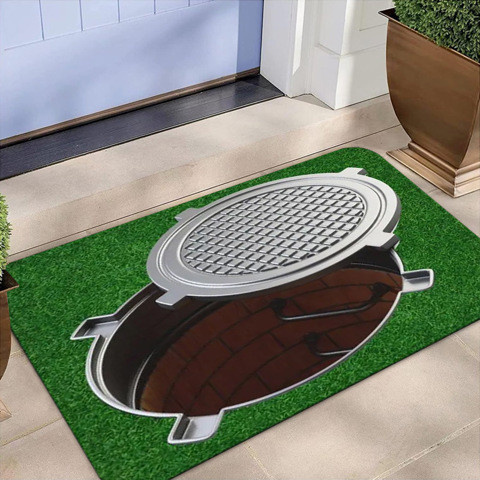 Grasland Druckteppich Multicolor Anti Slip Fußmatte für Küche und Schlafzimmer - Bild 1