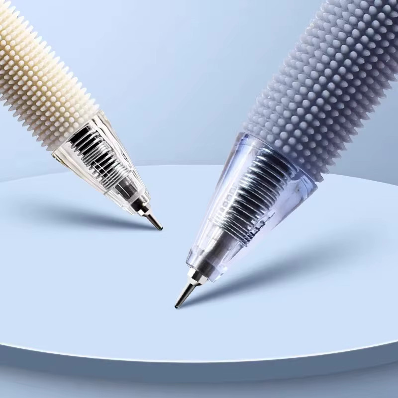 M&G Gelstift in Schwarz mit 0,5 mm Stiftspitze und rutschfestem Griff für Studenten und Büro - Bild 3