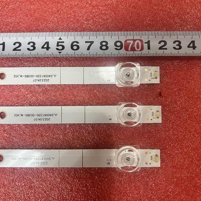 LED Hintergrundbeleuchtung Streifen mit 6 SMD LEDs in Weiß für Hisense TV Modelle 40H5509 HZ40E350 H40B5100 H40BE5000 H40BE5500 H40B5100UK H40BE5000UK H40BE5500UK - Bild 1