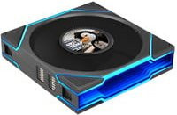 Lian Li UNI FAN TL LCD FLEX 120 Wireless Gehäuselüfter Schwarz mit Bluetooth und USB-C - Bild 1