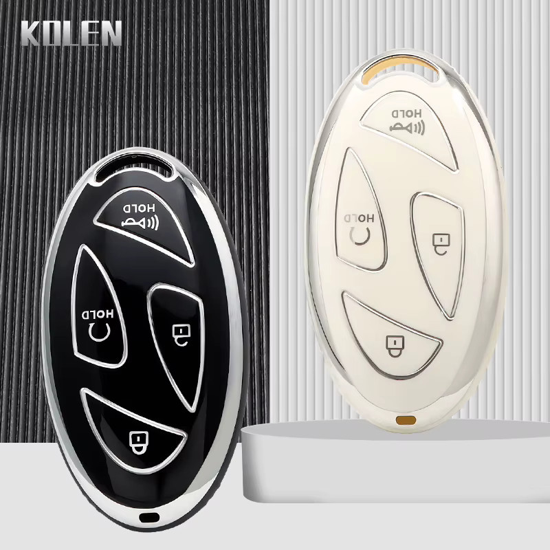 KOLEN TPU Schlüsselhülle für Hyundai IONIQ 6, Grand Prix GN7 und Kona 5 mit 7 Tasten Schutzhülle für Keyless Fob - Bild 2