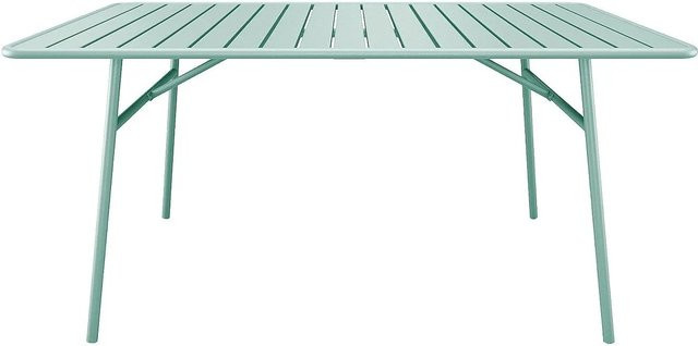 Gartentisch Mirmande von Vente-unique aus Metall in Grün, rechteckig - Bild 1