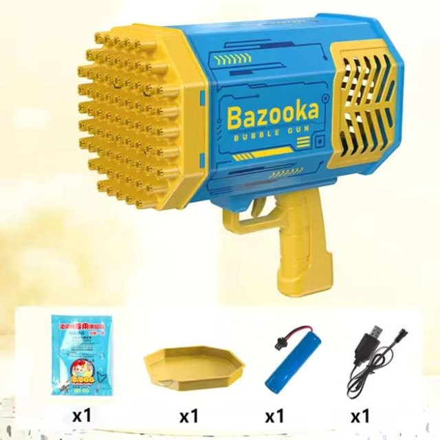 Topmix Seifenblasen-Bazooka Maschinengewehr, mit LED-Licht, ab 3 Jahren - Bild 1