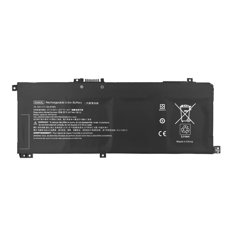 HP Laptop Akku SA04XL SA04055XL L43267-005 in Schwarz für HP Envy X360 15-DR 15T-DR 15M-DR 15M-DS 15-DS 15Z-DS 17-CG 17T-CG 17M-CG Serie - Bild 3