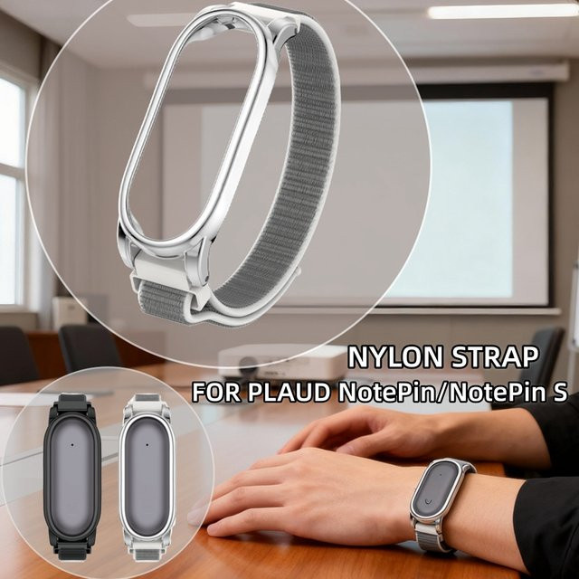 SZKOSTON Ersatz-Handgelenkgurt aus Nylon für PLAUD NotePin und NotePin S Aufnahmegeräte, verstellbares Armband - Bild 1