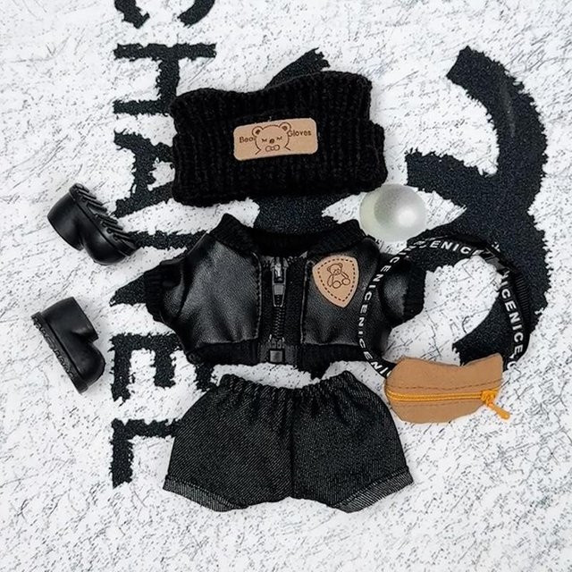 Fashnics Labubu Kleidung Spion-Set, Puppenzubehör, ab 6 Jahren - Bild 1