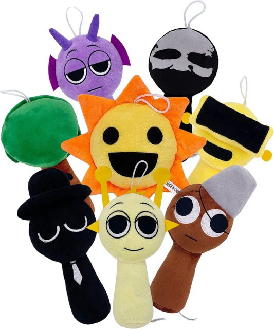 Sprunki Plüsch-Sonnenpuppe, Plüschfigur - Bild 1