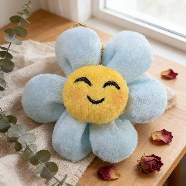Yiran Health & Beauty Sonnenblumen-Anhänger Kawaii Plüschtier, Puppe, ab 14 Jahren - Bild 1
