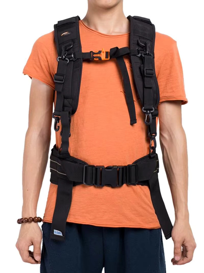 Fotografie Gürtel und Harness System Kamera Doppelter Schultergurt für SLR Kameras in Schwarz und Multicolour - Bild 4