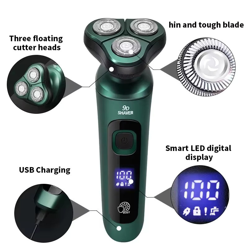 XMSJ Elektrorasierer, grün, Unisex - Bild 4