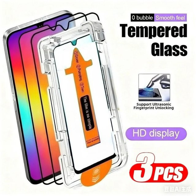 3er-Pack ultraklare Vollbildschutzfolie für Samsung Galaxy A15 A16 A17 A26 A35 A36 A52 A53 A55 A56 mit Ein-Klick-Installation, transparent - Bild 1