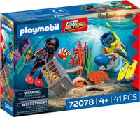 PLAYMOBIL City Action Polizeitaucher mit Schatz Konstruktionsspielzeug 72078 - Bild 1