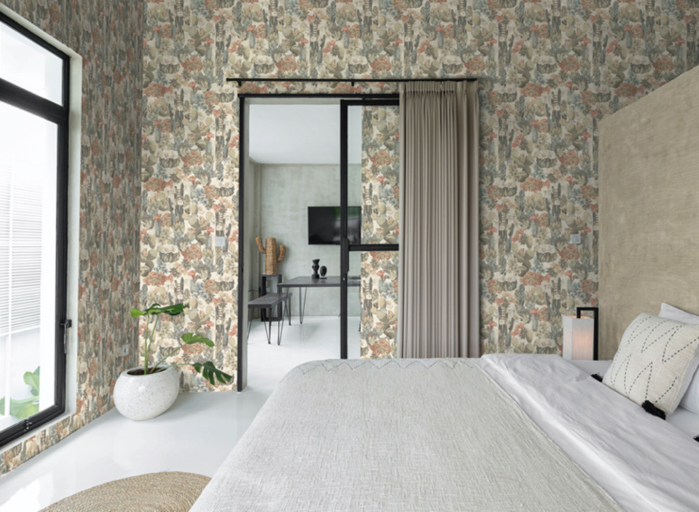 Jannelli & Volpi Tapete Noyse Be - 6600 mit floralem Design in Multicolour aus Vlies - Bild 1