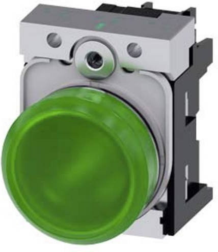 Siemens Leuchtmelder 3SU1153-6AA40-1AA0 in Grün aus Metall - Bild 1