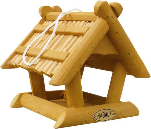 HABAU Vogelhaus Star aus Holz in Braun - Bild 1