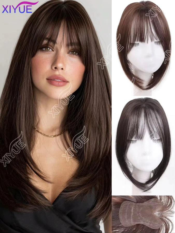 XIYUE Magic-Paste Haarteil für Damen, Stirnband-Design - Bild 6