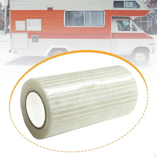 Wenjudy Markisen-Reparaturband aus transparentem PVC, wasserdichtes Segeltuch für Markisen und Sonnensegel, Breite: 15 cm, Länge: 9 m - Bild 1