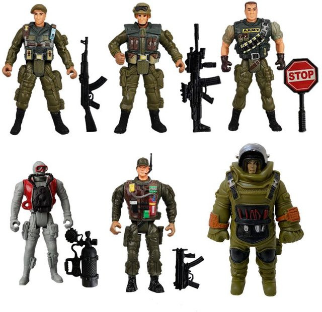Yiran toy 1 Militär Actionfiguren Spielset 1:18 - Bild 1