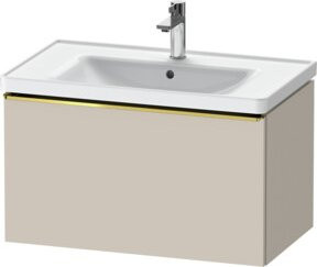 Duravit Waschtischunterschrank D-Neo, beige, wandhängend, B: 78,4 cm, T: 45,2 cm, H: 44,0 cm - Bild 1