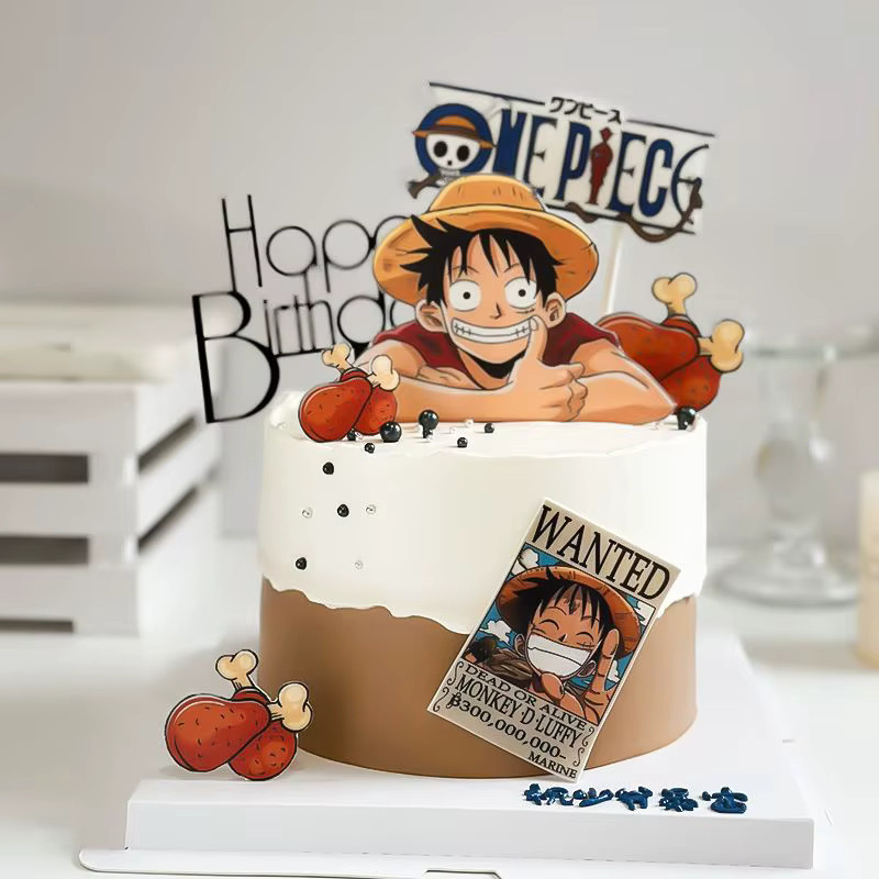 Bandai One Piece Luffy Tortendekoration Figuren, Piraten, Zubehör - Bild 2