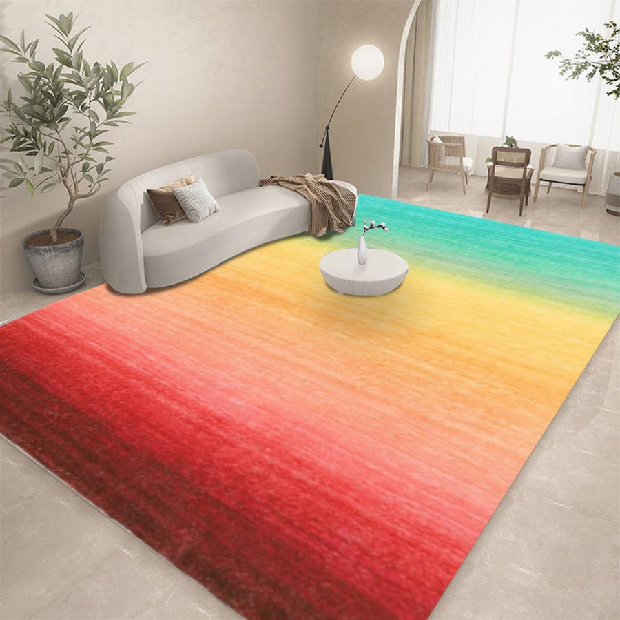 Moderner Teppich mit Farbverlauf von JGJG, waschbar, Polyester, B/T: 60 x 40 cm - Bild 3