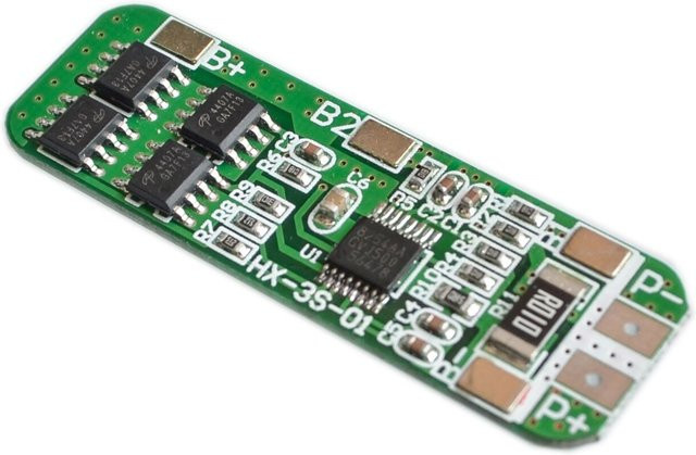 Si Tai&SH BMS PCM Batterieschutzplatine für 3S 6A Li-Ion und LiPo 12V 18650 Batteriezellenpakete in Grün - Bild 1