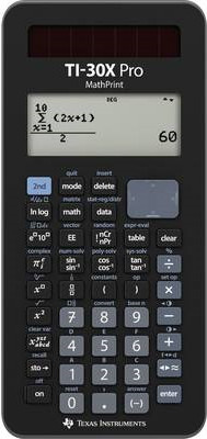 Texas Instruments TI-30X Pro MathPrint wissenschaftlicher Taschenrechner in Schwarz - Bild 1