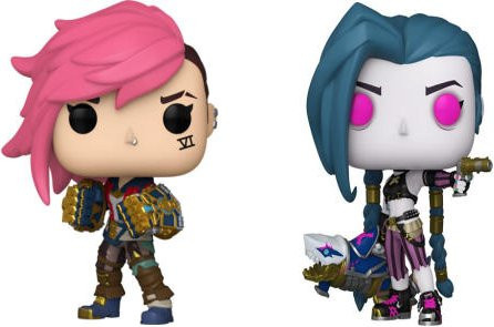 Bandai Arcane: League of Legends Jinx # 1602 Vi # 1601, Vinyl-Figuren-Modellspielzeug, Set / Bundle - Bild 1